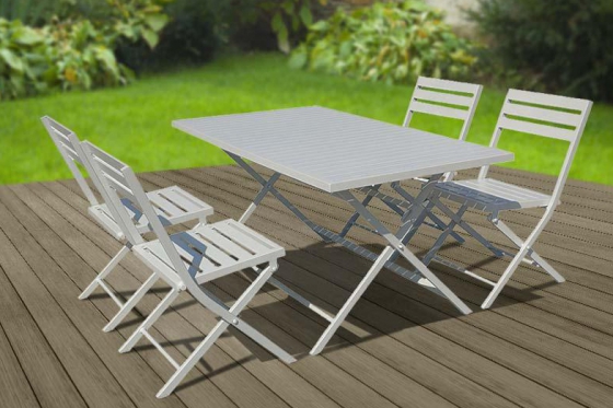 Set de salon de jardin pliable Set de salon de jardin pliable