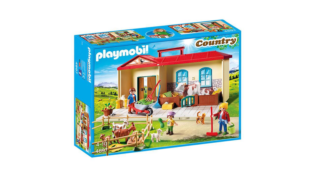 ferme playmobil transportable
