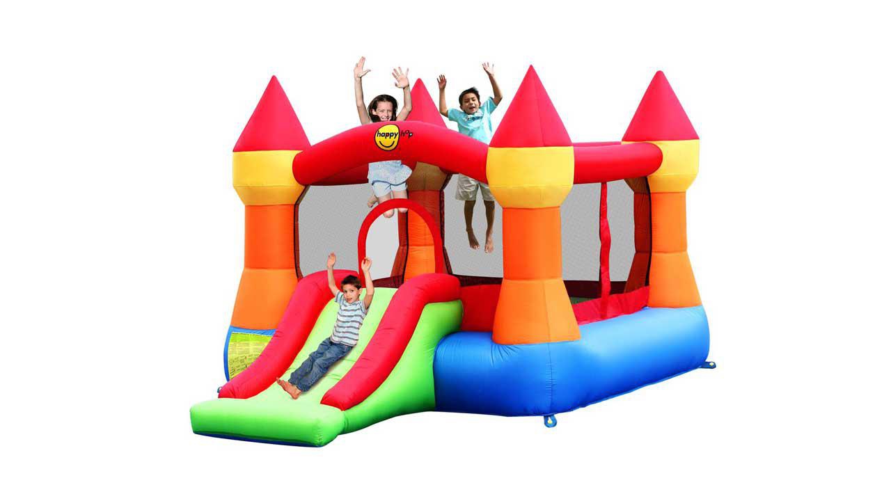 Château fort gonflable avec toboggan, Château multic... youpikids.ch
