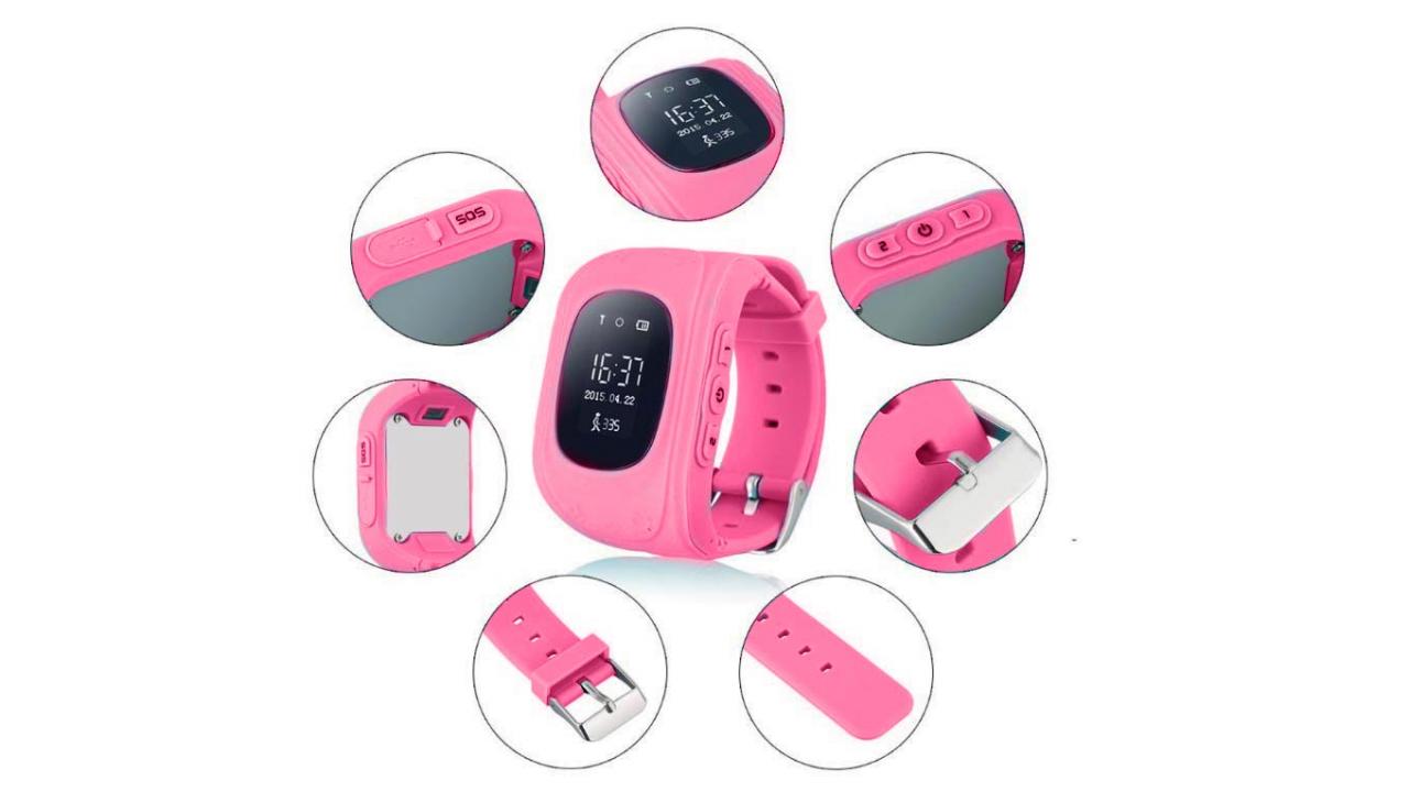 GPS Tracker pink, für Kinder Kidsahoi.ch