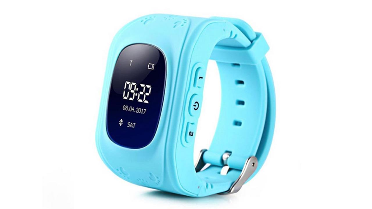 GPS Tracker blau, für Kinder Kidsahoi.ch