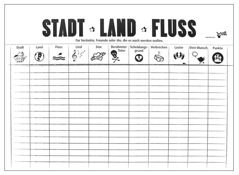 Papier Tischsets