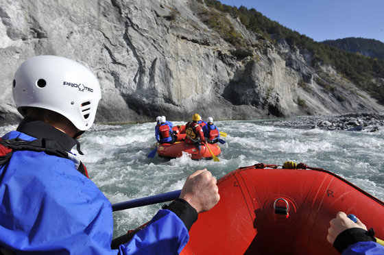 Rafting Vorderrhein - Tagestour in Graubünden 4 