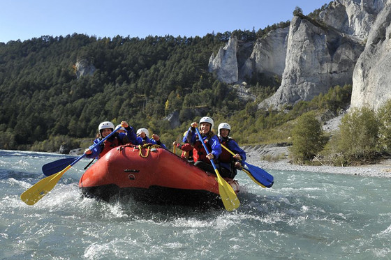 River Rafting - Halbtagestour Vorderrhein  