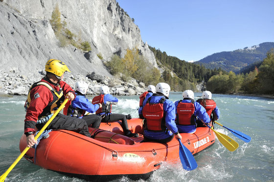 River Rafting - Halbtagestour Vorderrhein 8 