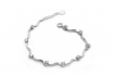 Silber Armband - Smooth Collection mit Zirkonia 