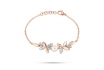 Bracelet Gioia Or rosé - Cristaux et perles 