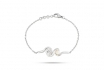 Bracelet Luminosa - cristaux et perles 