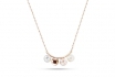 Morellato Roségold Halskette Lunae - mit Perlen 