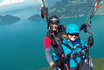 Volo in parapendio - vista panoramica della Svizzera centrale 