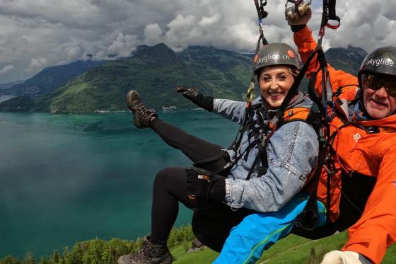 Gleitschirmfliegen - über dem Vierwaldstättersee | 800 M.ü.M 10 