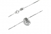 Silber Halskette - mit Zirkonia-Anhänger 1