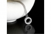 Silber Halskette - mit Zirkonia 1