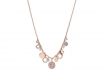 Collier Fossil - Pearl Disc 