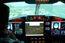 Simulateur de vol - dans un jet privé