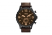 Montre Homme Fossil - Nate Cuir Brun 