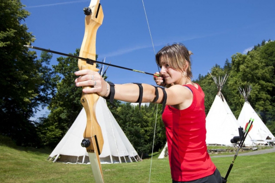 Bogenschiessen im wilden Haslital - für 1 Person | 3D Parcours mit 28 Tierbildern  