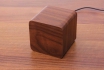 Wooden LED Wecker - The Karma braun 2