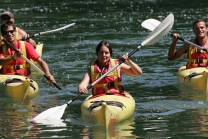 Cours de kayak  - sur les lacs suisses