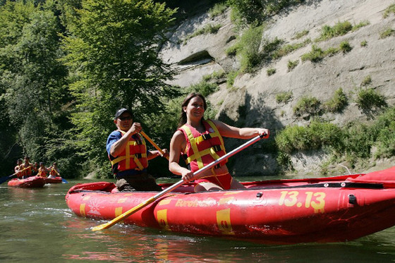 Kanu Tour - auf Rhein, Reuss oder Thur  
