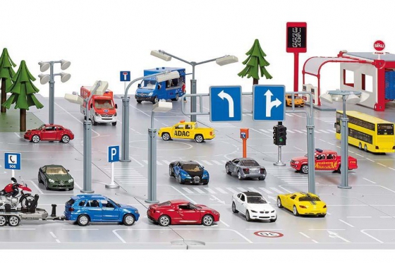 Set Stadt SIKUWORLD - SIKU Zubehör 2 