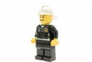 Réveil LEGO® City  - L'heure avec la mini figurine Pompier 1