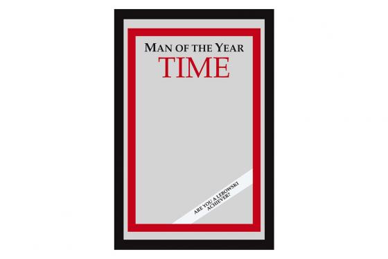 Man of the Year Time - Spiegel aus The Big Lebowski  