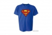 T-shirt Superman - Bleu, 100% coton 