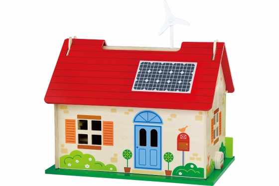 Puppenhaus Holz - 18teilig  