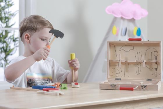 Boîte à outils  - Bois - 12 pièces 2 