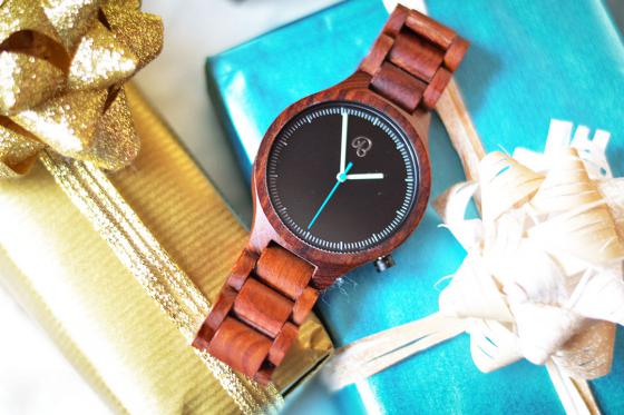 Bambuu Holzuhr - The Space Red 3 