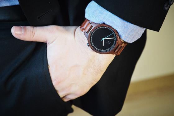 Bambuu Holzuhr - The Space Dark 3 