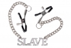 Nippelklemmen - mit Anhänger SLAVE 