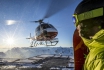 Hélicoptère à St-Moritz -  avec menu à 3 plats au restaurant panoramique Corvatsch 2