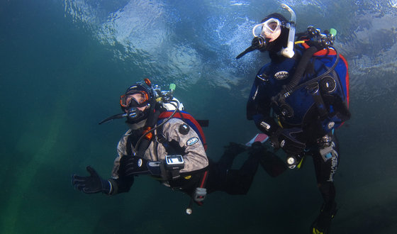 Baptême de plongée - en combinaison sèche 2 