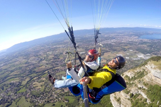 Parapente à Genève - 1 vol pour 1 personne  