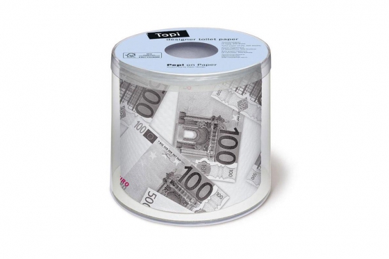 Papier toilette - Billets euro  