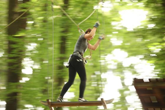 Seilpark Abenteuer in Zürich - Action zu zweit mit Helmkamera 5 