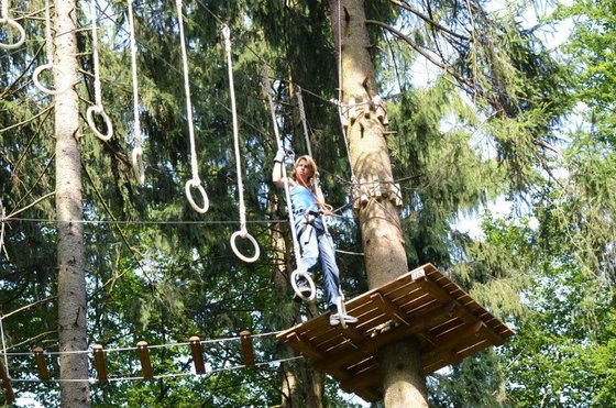 Seilpark Abenteuer in Zürich - Action zu zweit mit Helmkamera 9 
