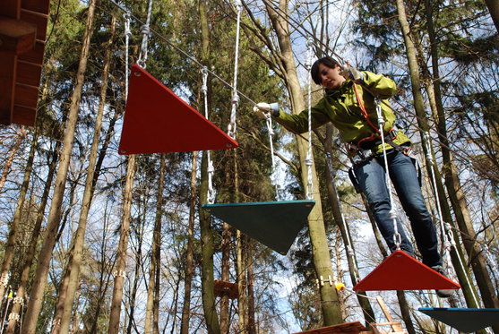 Seilpark Abenteuer in Zürich - Action zu zweit mit Helmkamera 10 