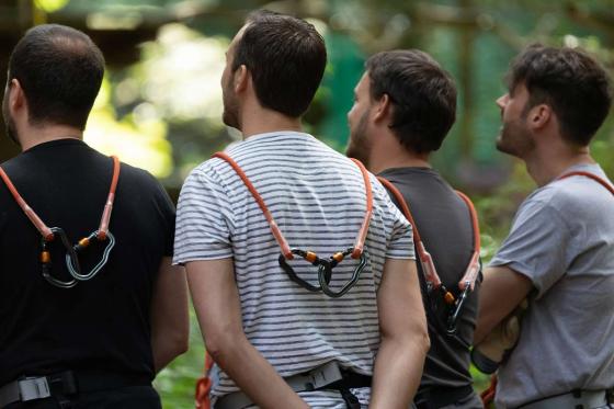 Seilpark Abenteuer in Zürich - Action zu zweit mit Helmkamera 14 