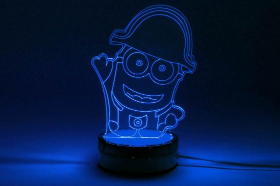 Nachtlicht Baumeister - auf LED-Sockel  