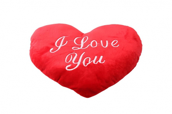 Herz-Kissen - I Love You, gross  