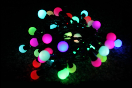 Lichterkette - farbig  