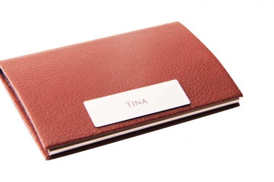 Porte-cartes de visite - avec gravure  