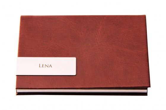 Porte-cartes de visite - avec gravure  