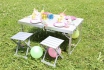 Picknick-Tisch - mit Stühlen und Transportbox 5