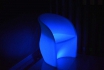 Chaise LED - 65x61x81cm - multicolore 