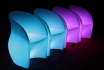 Chaise LED - 65x61x81cm - multicolore 1
