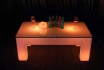 Table LED - 120x60x45cm - incl. Plaque en verre 